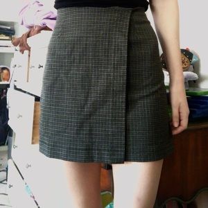 Brandy Melville plaid mini skirt
